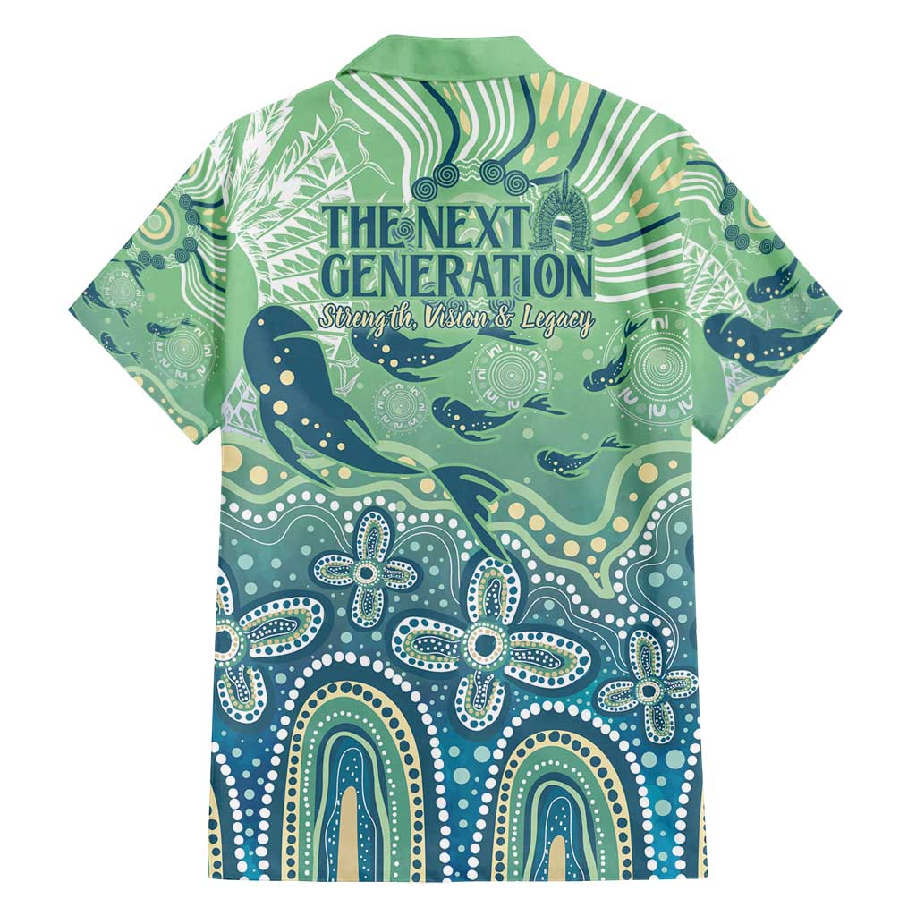 NAIDOC Week 2025 Family Matching Tank Maxi Dress and Hawaiian Shirt Pastel Ocean Aboriginal Art