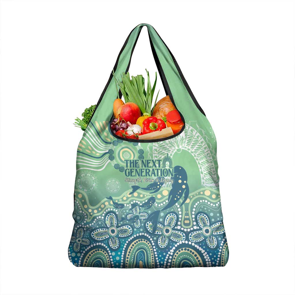 NAIDOC Week 2025 Grocery Bag Pastel Ocean Aboriginal Art