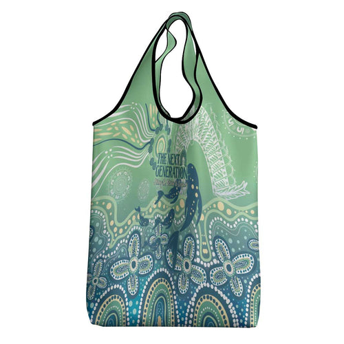 NAIDOC Week 2025 Grocery Bag Pastel Ocean Aboriginal Art