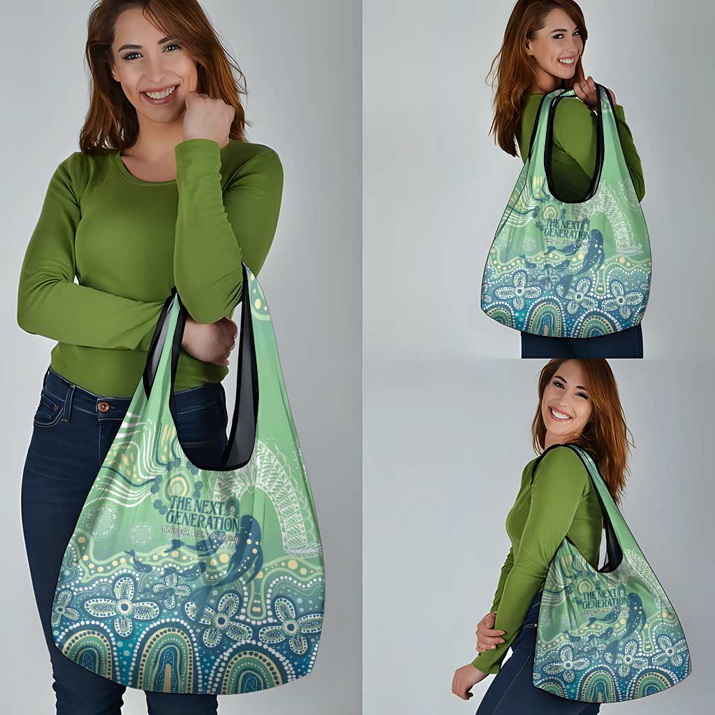 NAIDOC Week 2025 Grocery Bag Pastel Ocean Aboriginal Art
