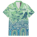 NAIDOC Week 2025 Hawaiian Shirt Pastel Ocean Aboriginal Art