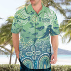 NAIDOC Week 2025 Hawaiian Shirt Pastel Ocean Aboriginal Art