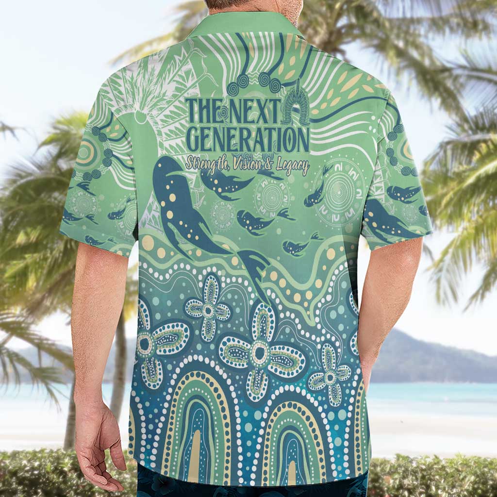 NAIDOC Week 2025 Hawaiian Shirt Pastel Ocean Aboriginal Art