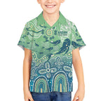 NAIDOC Week 2025 Hawaiian Shirt Pastel Ocean Aboriginal Art