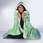 NAIDOC Week 2025 Hooded Blanket Pastel Ocean Aboriginal Art