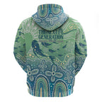 NAIDOC Week 2025 Hoodie Pastel Ocean Aboriginal Art