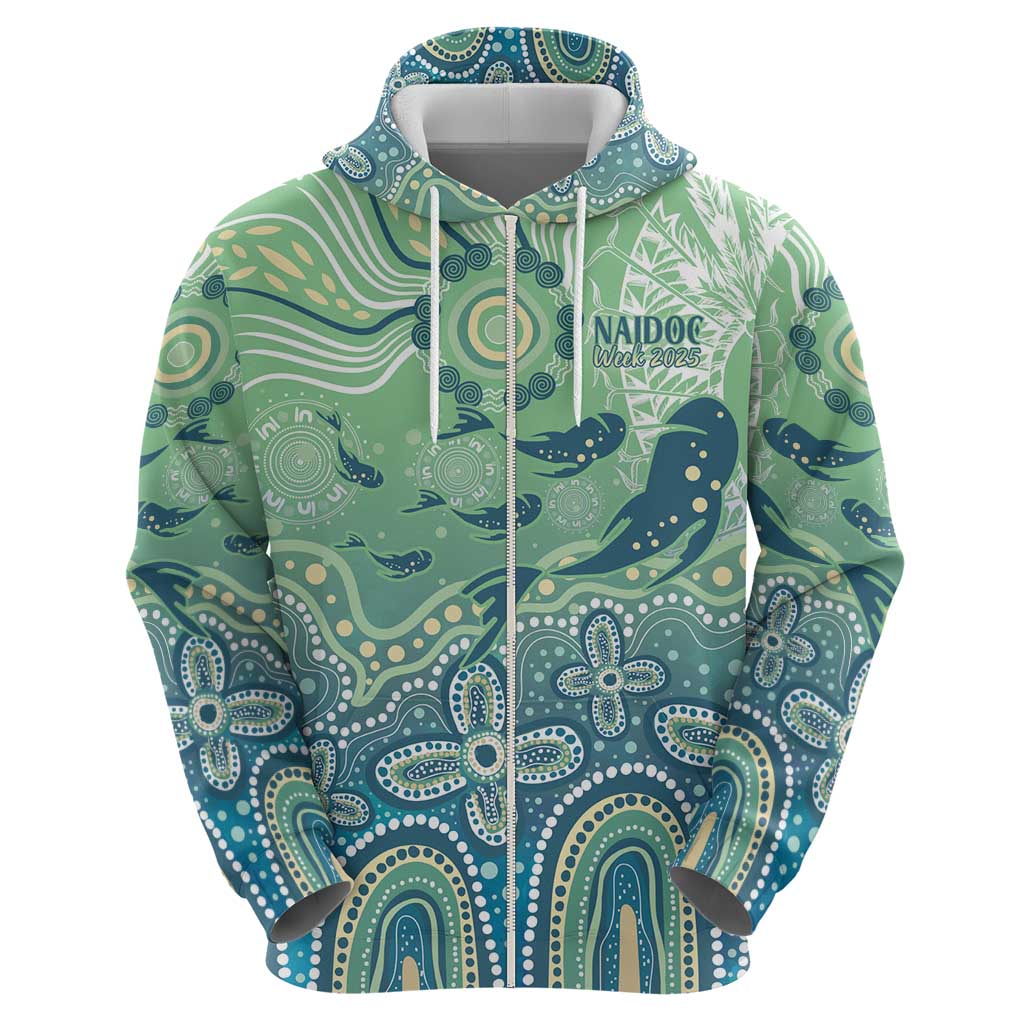 NAIDOC Week 2025 Hoodie Pastel Ocean Aboriginal Art