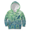 NAIDOC Week 2025 Kid Hoodie Pastel Ocean Aboriginal Art