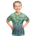 NAIDOC Week 2025 Kid T Shirt Pastel Ocean Aboriginal Art