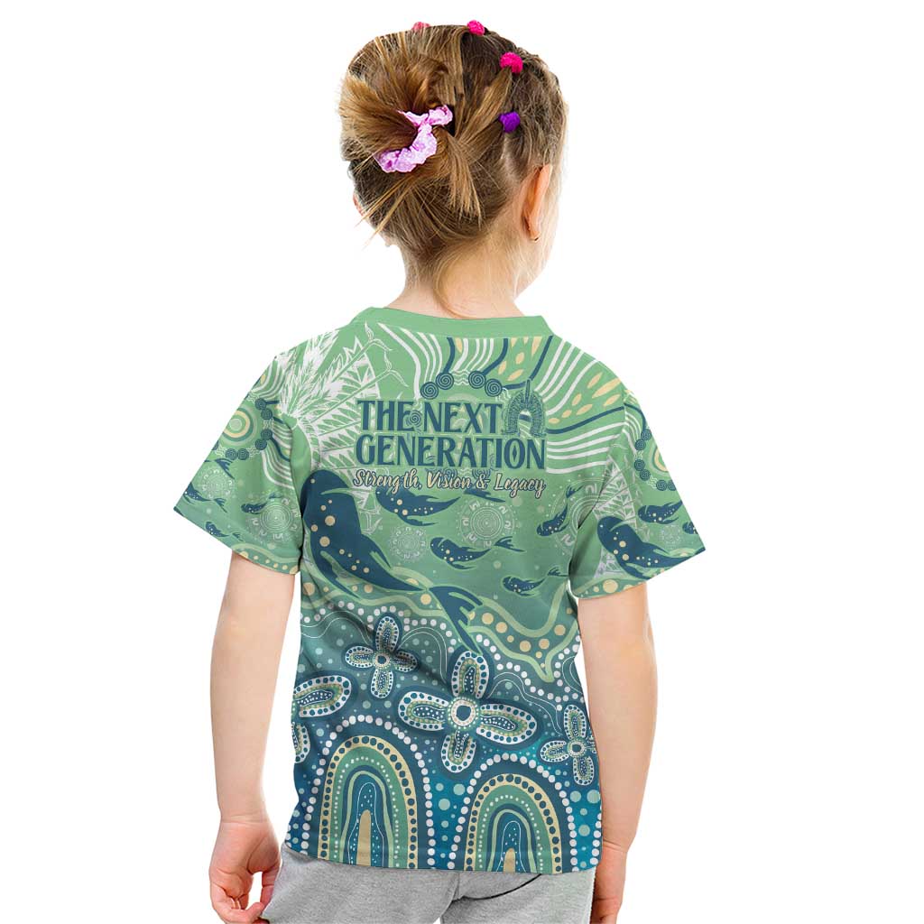 NAIDOC Week 2025 Kid T Shirt Pastel Ocean Aboriginal Art