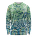 NAIDOC Week 2025 Long Sleeve Shirt Pastel Ocean Aboriginal Art