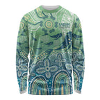 NAIDOC Week 2025 Long Sleeve Shirt Pastel Ocean Aboriginal Art
