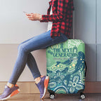 NAIDOC Week 2025 Luggage Cover Pastel Ocean Aboriginal Art