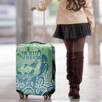 NAIDOC Week 2025 Luggage Cover Pastel Ocean Aboriginal Art