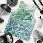 NAIDOC Week 2025 Men Tank Top Pastel Ocean Aboriginal Art