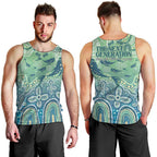 NAIDOC Week 2025 Men Tank Top Pastel Ocean Aboriginal Art