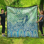 NAIDOC Week 2025 Quilt Pastel Ocean Aboriginal Art