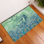 NAIDOC Week 2025 Rubber Doormat Pastel Ocean Aboriginal Art