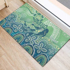 NAIDOC Week 2025 Rubber Doormat Pastel Ocean Aboriginal Art