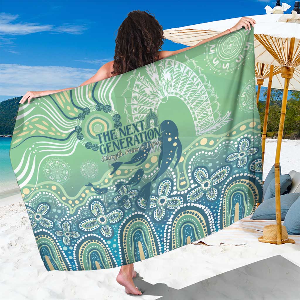 NAIDOC Week 2025 Sarong Pastel Ocean Aboriginal Art