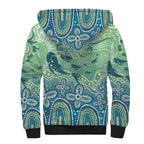 NAIDOC Week 2025 Sherpa Hoodie Pastel Ocean Aboriginal Art