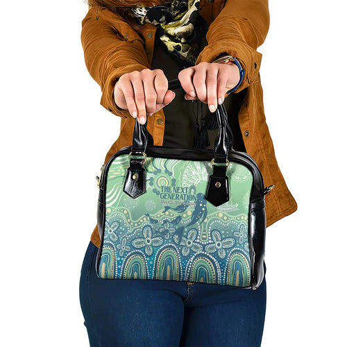 NAIDOC Week 2025 Shoulder Handbag Pastel Ocean Aboriginal Art