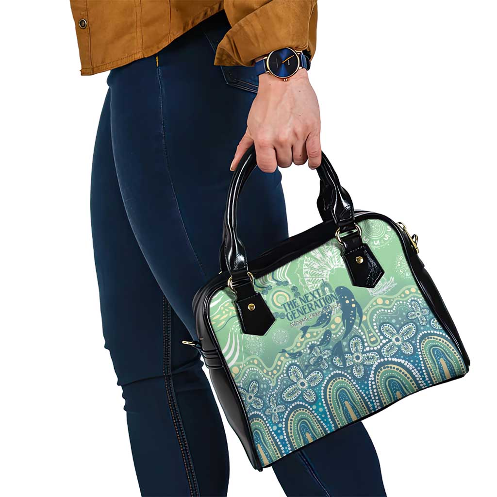 NAIDOC Week 2025 Shoulder Handbag Pastel Ocean Aboriginal Art