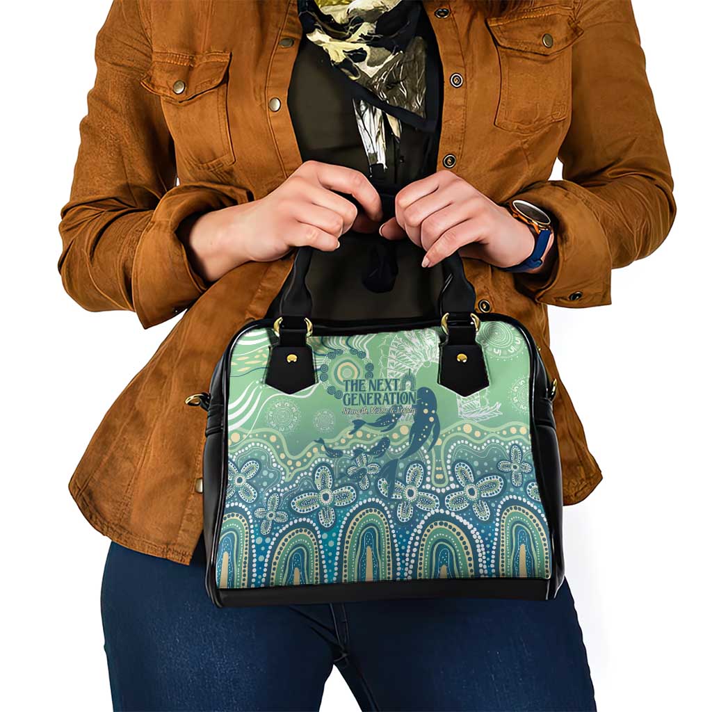NAIDOC Week 2025 Shoulder Handbag Pastel Ocean Aboriginal Art