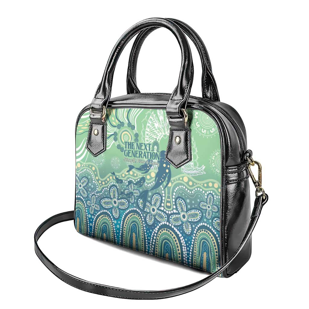 NAIDOC Week 2025 Shoulder Handbag Pastel Ocean Aboriginal Art