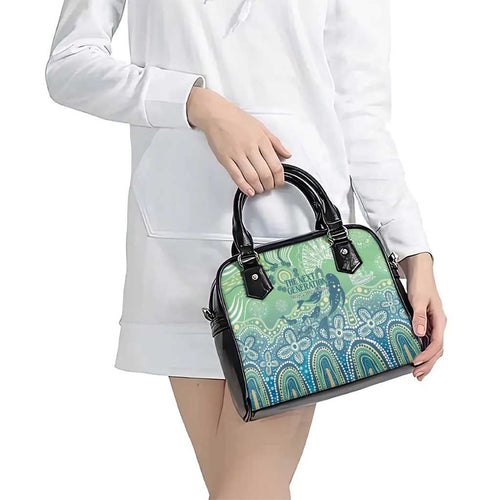 NAIDOC Week 2025 Shoulder Handbag Pastel Ocean Aboriginal Art