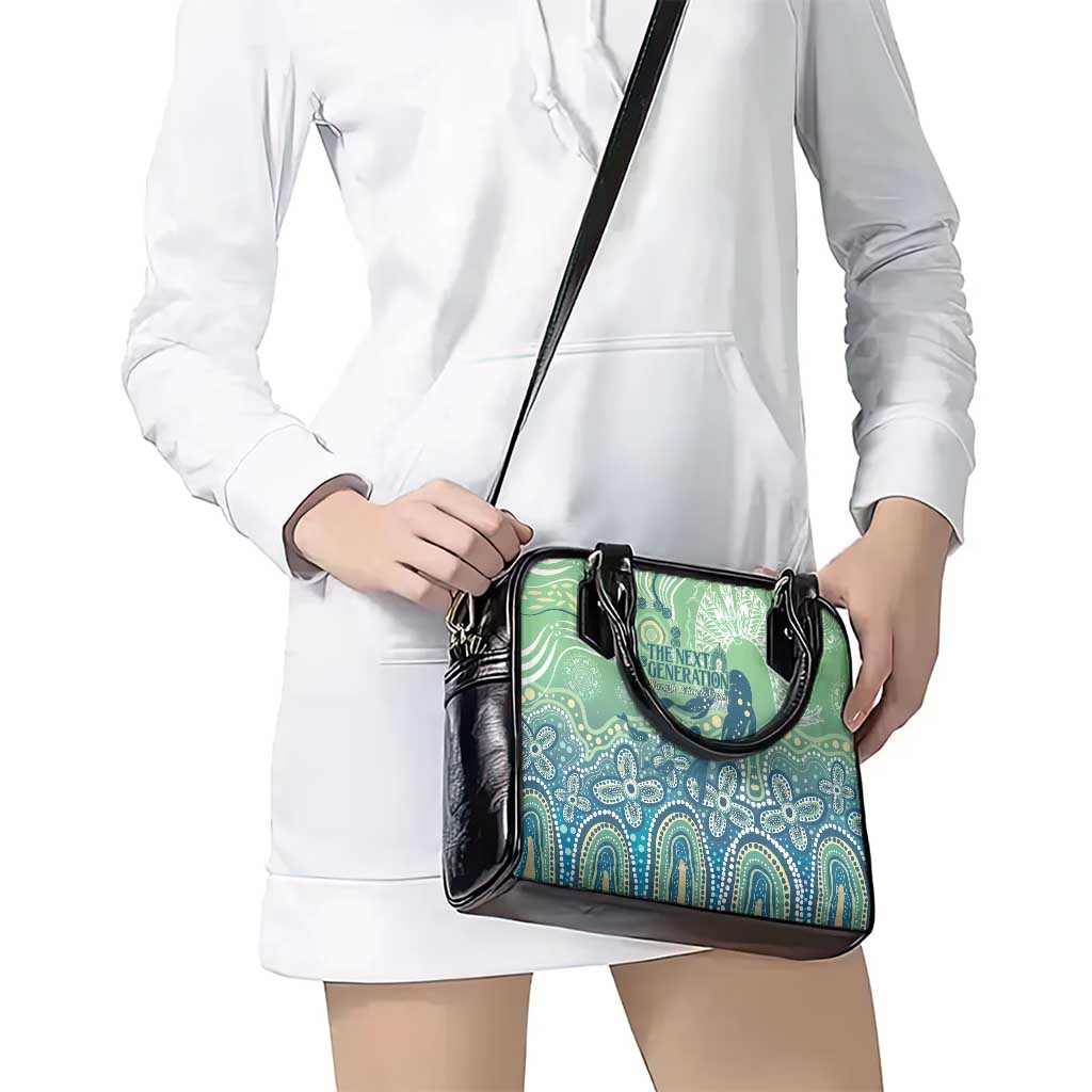 NAIDOC Week 2025 Shoulder Handbag Pastel Ocean Aboriginal Art