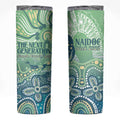 NAIDOC Week 2025 Skinny Tumbler Pastel Ocean Aboriginal Art