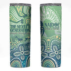 NAIDOC Week 2025 Skinny Tumbler Pastel Ocean Aboriginal Art