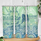 NAIDOC Week 2025 Skinny Tumbler Pastel Ocean Aboriginal Art