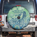 NAIDOC Week 2025 Spare Tire Cover Pastel Ocean Aboriginal Art
