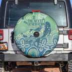 NAIDOC Week 2025 Spare Tire Cover Pastel Ocean Aboriginal Art