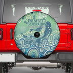 NAIDOC Week 2025 Spare Tire Cover Pastel Ocean Aboriginal Art