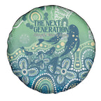 NAIDOC Week 2025 Spare Tire Cover Pastel Ocean Aboriginal Art