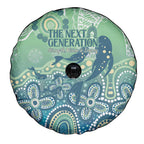 NAIDOC Week 2025 Spare Tire Cover Pastel Ocean Aboriginal Art