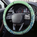 NAIDOC Week 2025 Steering Wheel Cover Pastel Ocean Aboriginal Art