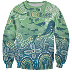 NAIDOC Week 2025 Sweatshirt Pastel Ocean Aboriginal Art