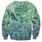 NAIDOC Week 2025 Sweatshirt Pastel Ocean Aboriginal Art