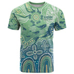 NAIDOC Week 2025 T Shirt Pastel Ocean Aboriginal Art