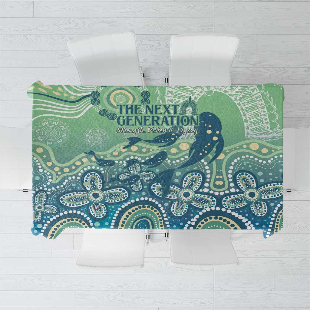 NAIDOC Week 2025 Tablecloth Pastel Ocean Aboriginal Art
