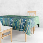 NAIDOC Week 2025 Tablecloth Pastel Ocean Aboriginal Art