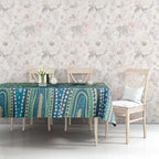 NAIDOC Week 2025 Tablecloth Pastel Ocean Aboriginal Art