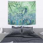 NAIDOC Week 2025 Tapestry Pastel Ocean Aboriginal Art