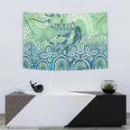 NAIDOC Week 2025 Tapestry Pastel Ocean Aboriginal Art