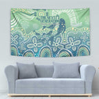 NAIDOC Week 2025 Tapestry Pastel Ocean Aboriginal Art