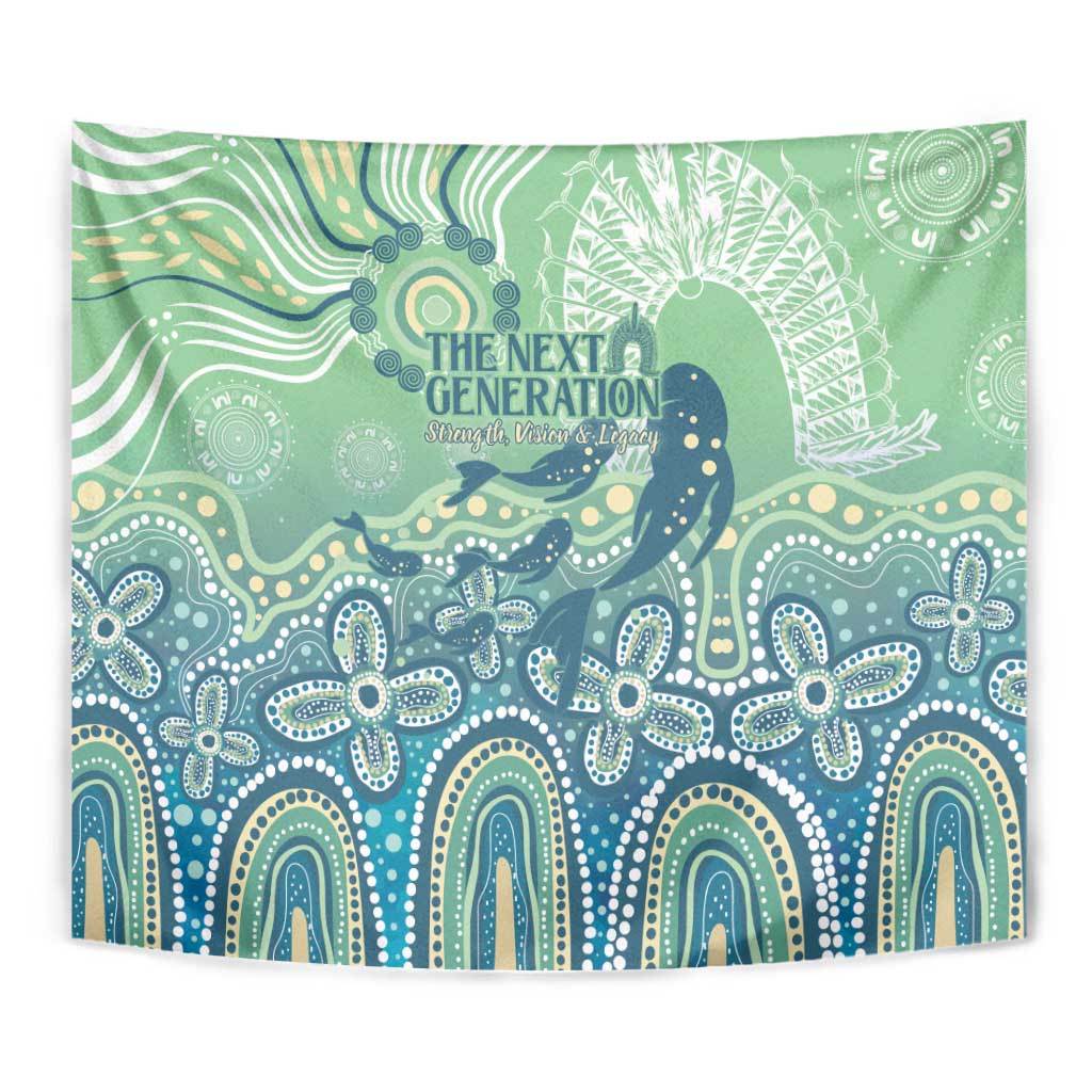 NAIDOC Week 2025 Tapestry Pastel Ocean Aboriginal Art